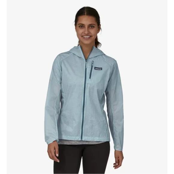 PATAGONIA Women's Houdini Jacket Size XS Light Blue Lightweight Steam Blue - Picture 1 of 9